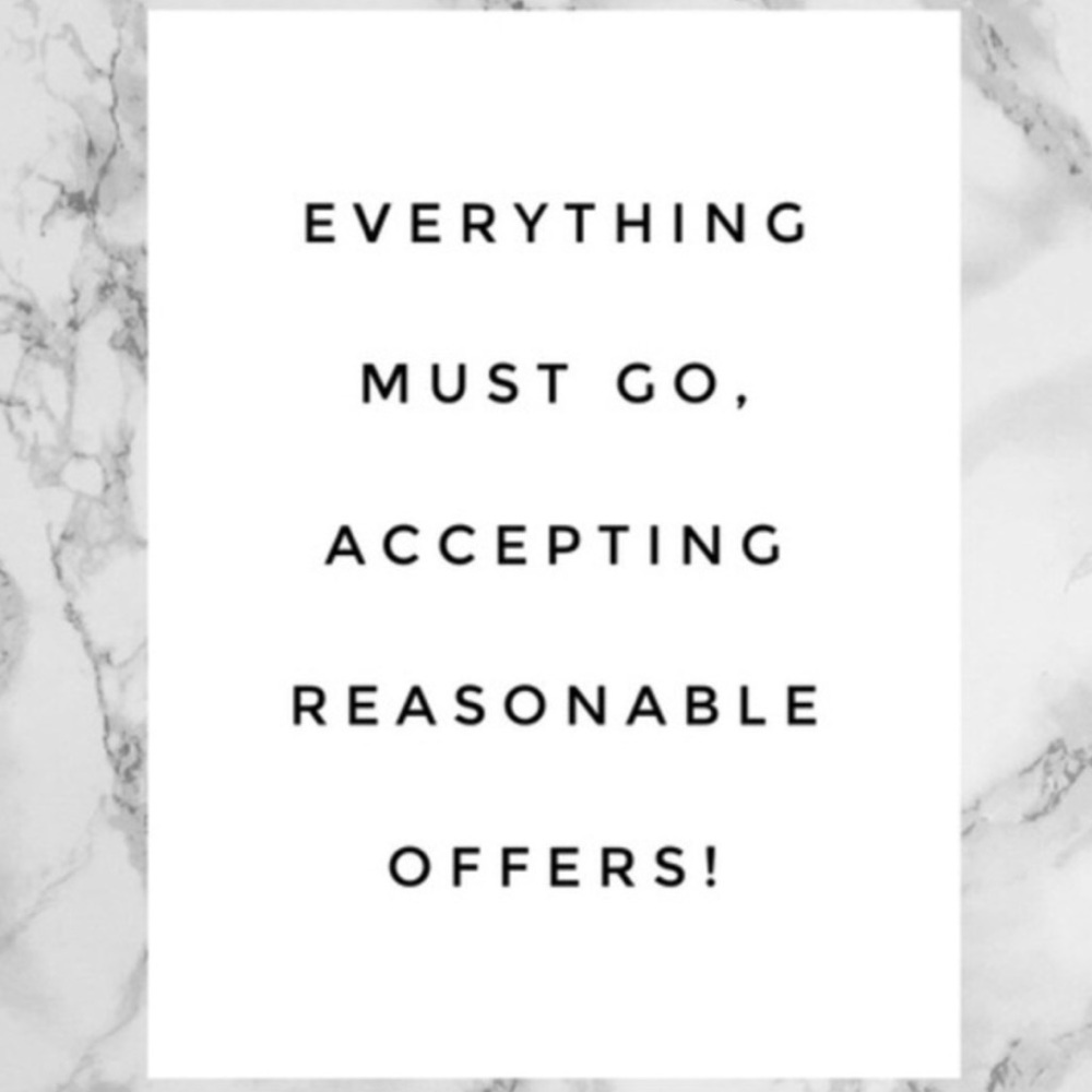 OPEN TO NEGOTIATION!!
